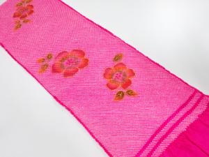 正絹　振袖用　絞り帯揚げ